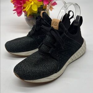 New Balance Black White and Tan Sneakers Size 7 SNK7439J